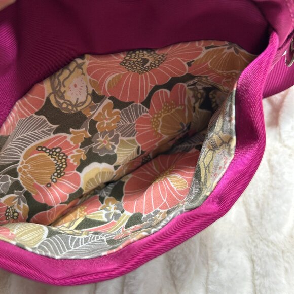 EUC Travelon Signature Small Crossbody Bag - Fuchsia - Picture 3 of 12